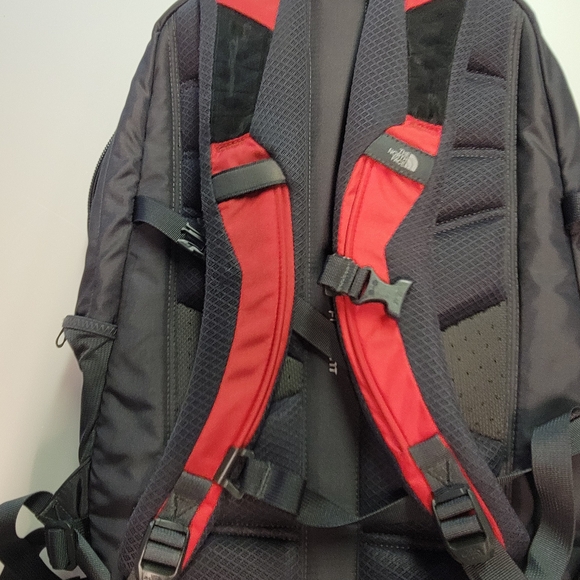 The North Face Dynamic Red and Black Backpack
